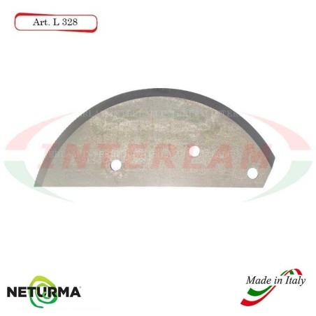 Knife for mixer wagons UNIFEED L328 Smooth- - Ø140 - ALIECO - (2 Pcs.)