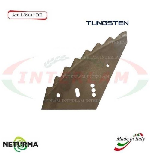 LS2017DX - TUNGSTENO - Lama per Carri UNIFEED -  KVERNELAND - (5 Pz.)