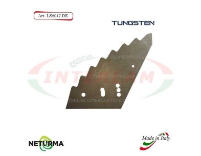 LS2017DX - TUNGSTENO - Lama per Carri UNIFEED -  SILOKING - (5 Pz.)