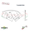 LS2017DX - TUNGSTENO - Lama per Carri UNIFEED -  SILOKING - (5 Pz.)